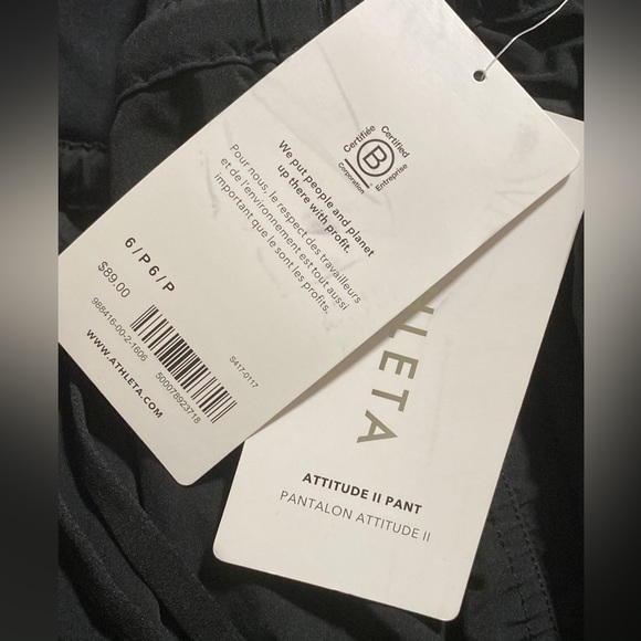 Athleta Attitude Mid Rise Jogger Pant // Black #988416 - Picture 9 of 16